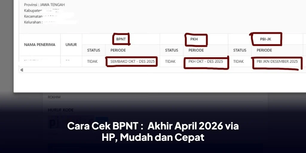 Cara Cek BPNT : Akhir April 2026 via HP, Mudah dan Cepat