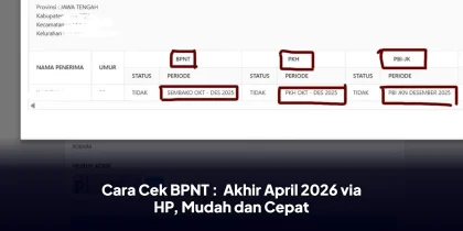 Cara Cek BPNT : Akhir April 2026 via HP, Mudah dan Cepat