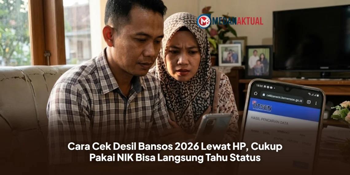 Cara Cek Desil Bansos 2026 Lewat HP, Cukup Pakai NIK Bisa Langsung Tahu Status