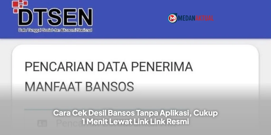 Cara Cek Desil Bansos Tanpa Aplikasi, Cukup 1 Menit Lewat Link Link Resmi