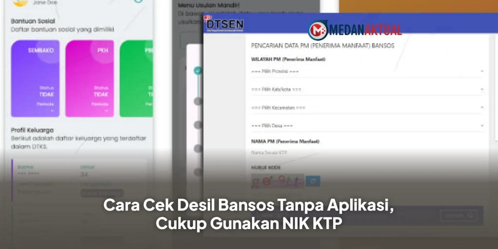 Cara Cek Desil Bansos Tanpa Aplikasi, Cukup Gunakan NIK KTP