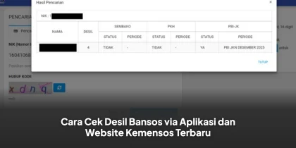 Cara Cek Desil Bansos via Aplikasi dan Website Kemensos Terbaru