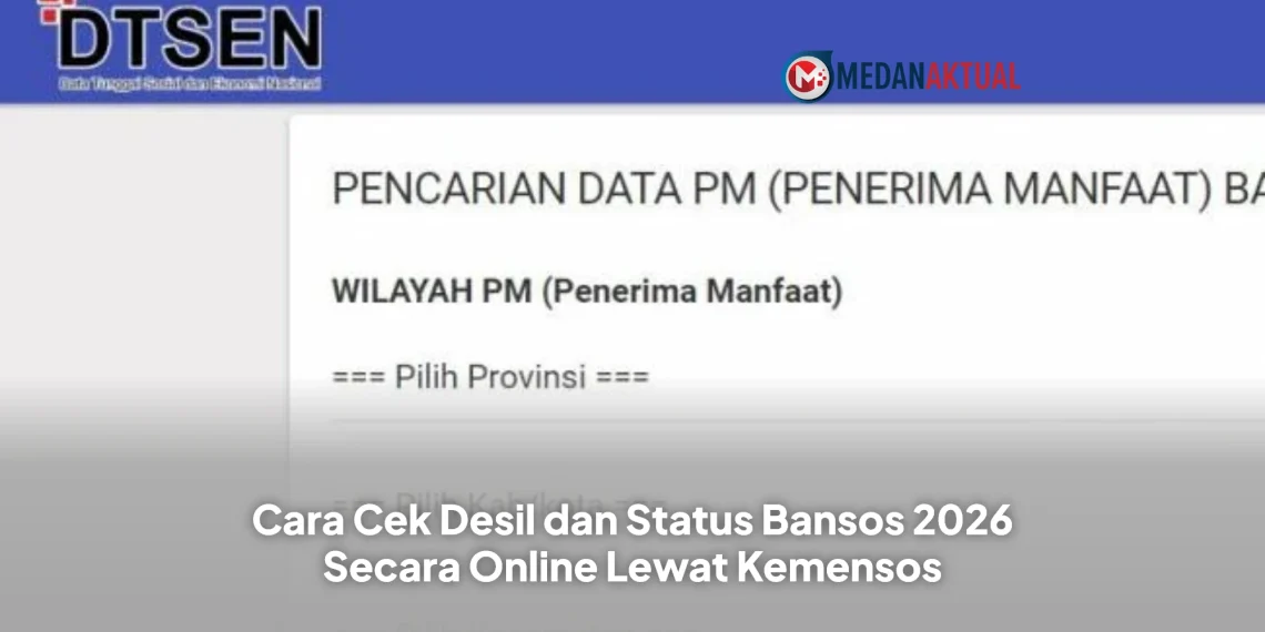 Cara Cek Desil dan Status Bansos 2026 Secara Online Lewat Kemensos