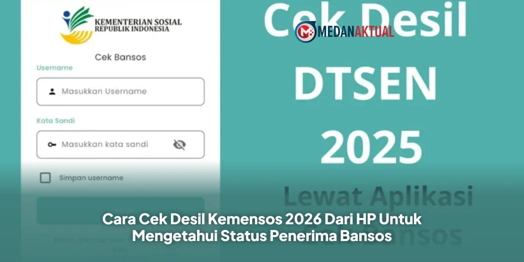 Cara Cek Desil Kemensos 2026 Dari HP Untuk Mengetahui Status Penerima Bansos