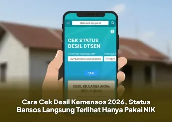 Cara Cek Desil Kemensos 2026, Status Bansos Langsung Terlihat Hanya Pakai NIK
