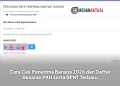 Cara Cek Penerima Bansos 2026 dan Daftar Besaran PKH serta BPNT Terbaru