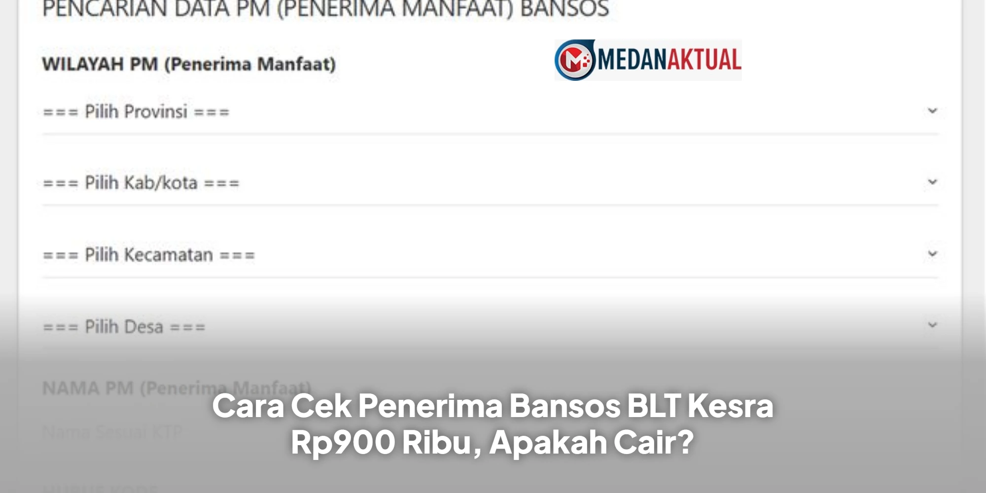 Cara Cek Penerima Bansos BLT Kesra Rp900 Ribu, Apakah Cair?