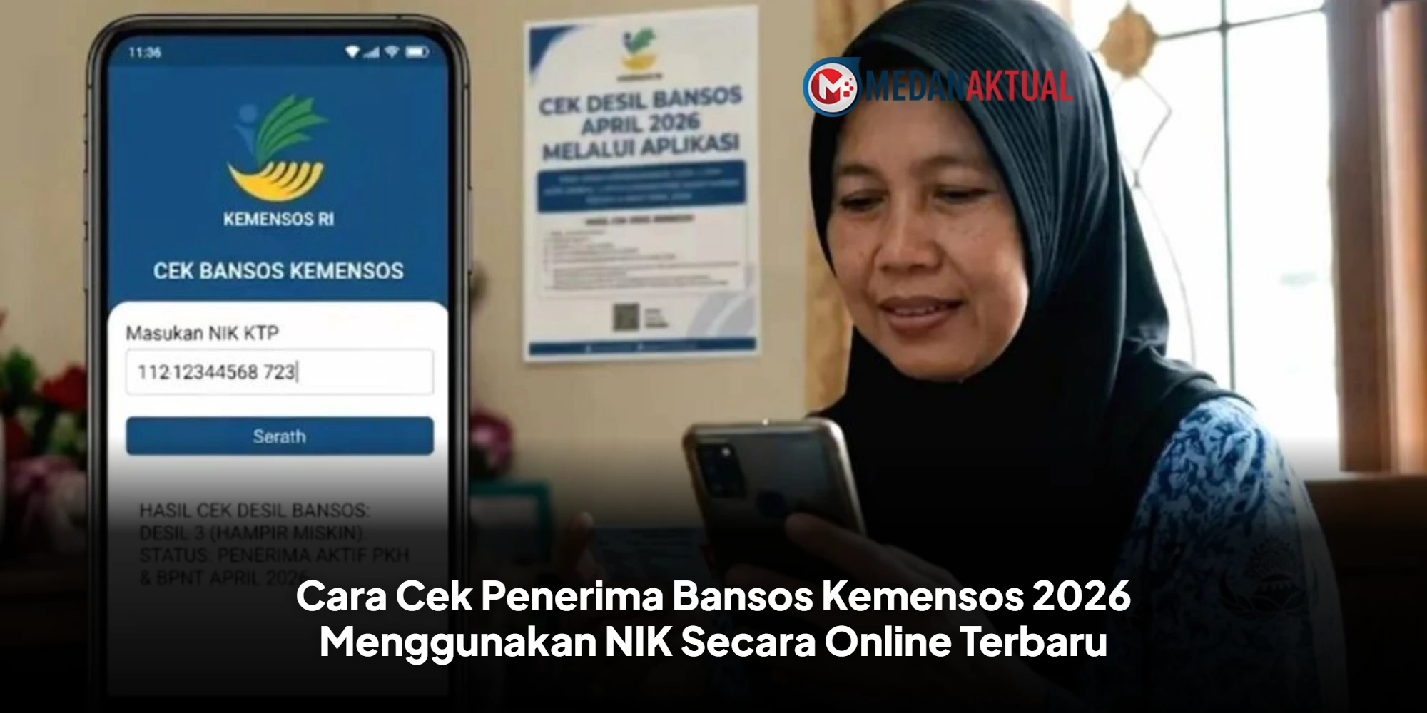 Cara Cek Penerima Bansos Kemensos 2026 Menggunakan NIK Secara Online Terbaru