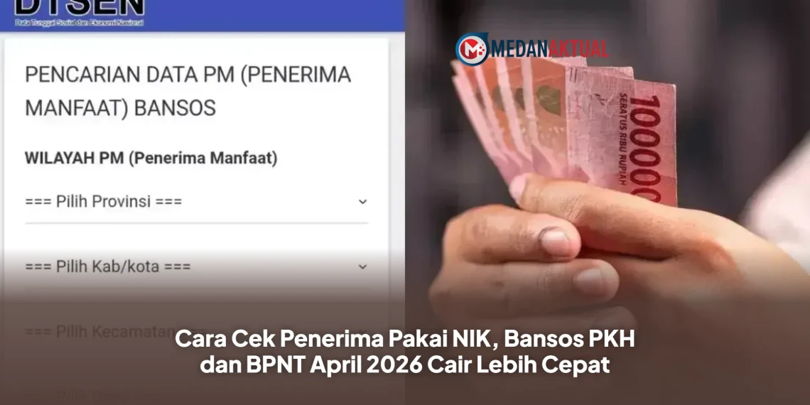 Cara Cek Penerima Pakai NIK, Bansos PKH dan BPNT April 2026 Cair Lebih Cepat