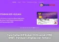 Cara Daftar KIP Kuliah 2026 untuk UTBK SNBT: Panduan Lengkap dan Terbaru