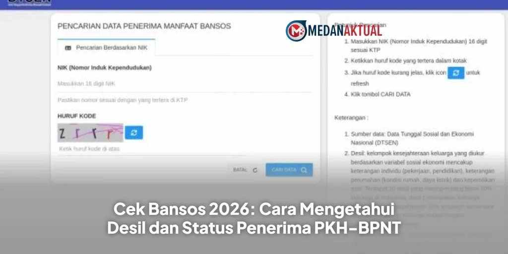 Cek Bansos 2026: Cara Mengetahui Desil dan Status Penerima PKH-BPNT