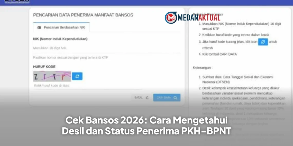 Cek Bansos 2026: Cara Mengetahui Desil dan Status Penerima PKH-BPNT