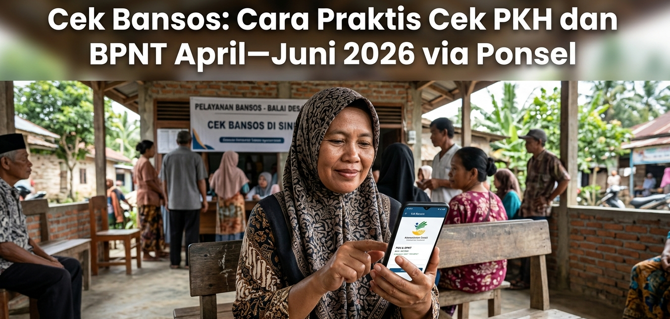 Cek Bansos: Cara Praktis Cek PKH dan BPNT April–Juni 2026 via Ponsel