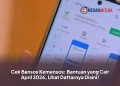 Cek Bansos Kemensos: Bantuan yang Cair April 2026, Lihat Daftarnya Disini!