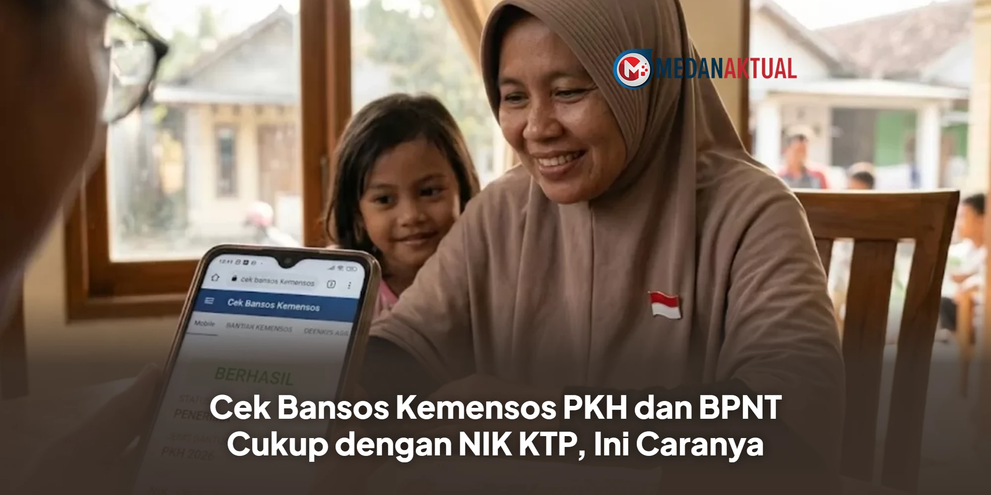 Cek Bansos Kemensos PKH dan BPNT Cukup dengan NIK KTP, Ini Caranya