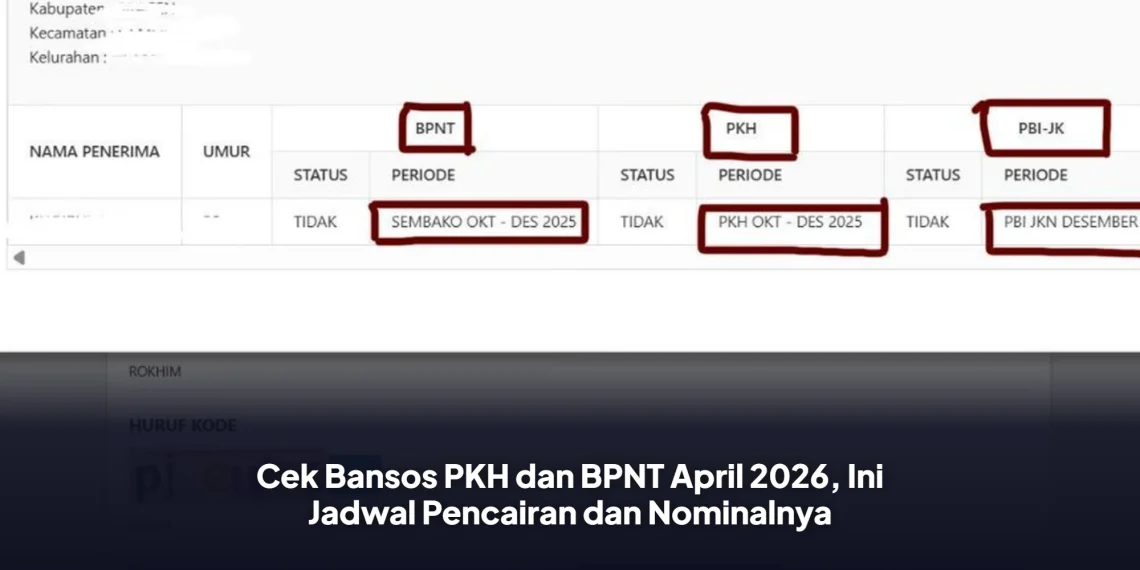 Cek Bansos PKH dan BPNT April 2026, Ini Jadwal Pencairan dan Nominalnya