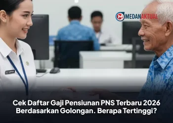 Cek Daftar Gaji Pensiunan PNS Terbaru 2026 Berdasarkan Golongan. Berapa Tertinggi?