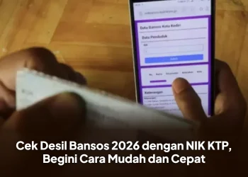 Cek Desil Bansos 2026 dengan NIK KTP, Begini Cara Mudah dan Cepat