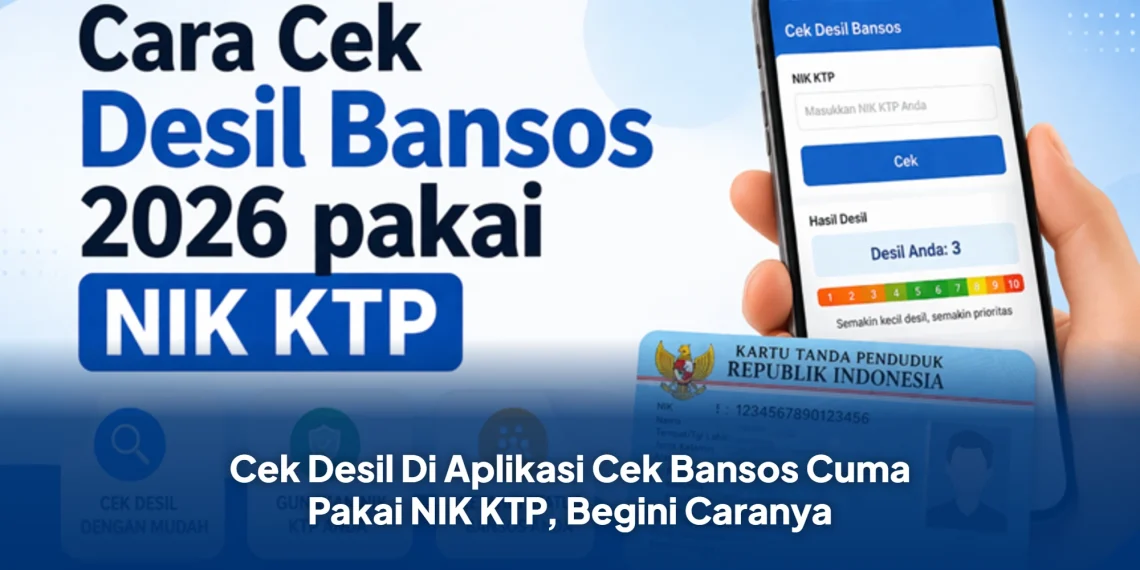 Cek Desil Di Aplikasi Cek Bansos Cuma Pakai NIK KTP, Begini Caranya