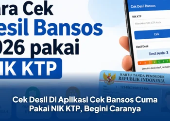 Cek Desil Di Aplikasi Cek Bansos Cuma Pakai NIK KTP, Begini Caranya