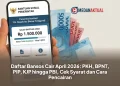 Daftar Bansos Cair April 2026: PKH, BPNT, PIP, KJP hingga PBI, Cek Syarat dan Cara Pencairan