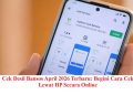 Cek Desil Bansos April 2026 Terbaru: Begini Cara Cek Lewat HP Secara Online