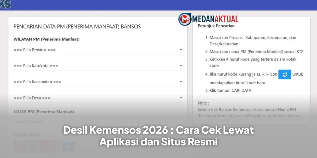 Desil Kemensos 2026 : Cara Cek Lewat Aplikasi dan Situs Resmi