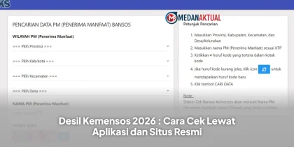 Desil Kemensos 2026 : Cara Cek Lewat Aplikasi dan Situs Resmi