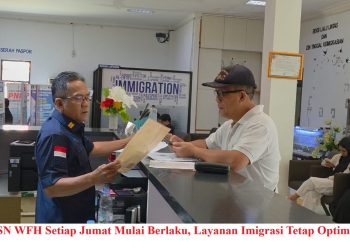 ASN WFH Setiap Jumat Mulai Berlaku, Layanan Imigrasi Tetap Optimal