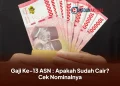 Gaji Ke-13 ASN : Apakah Sudah Cair? Cek Nominalnya