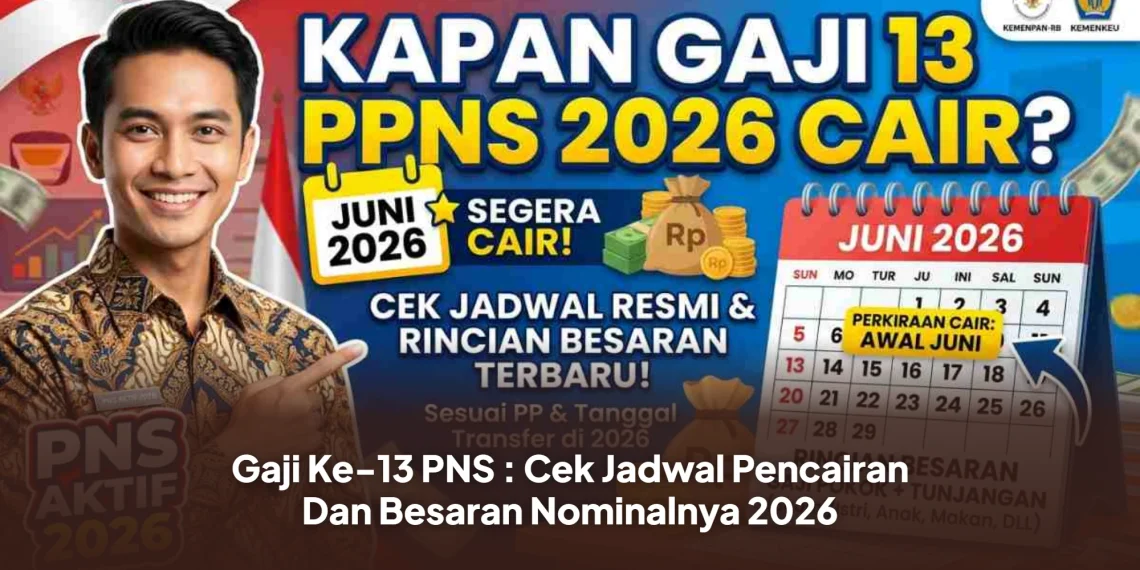 Gaji Ke-13 PNS : Cek Jadwal Pencairan Dan Besaran Nominalnya 2026