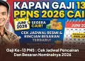 Gaji Ke-13 PNS : Cek Jadwal Pencairan Dan Besaran Nominalnya 2026