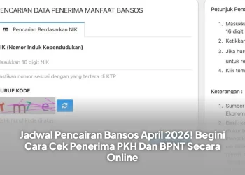 Jadwal Pencairan Bansos April 2026! Begini Cara Cek Penerima PKH Dan BPNT Secara Online