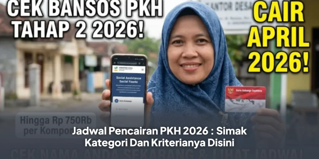 Jadwal Pencairan PKH 2026 : Simak Kategori Dan Kriterianya Disini