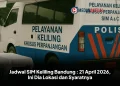 Jadwal SIM Keliling Bandung : 21 April 2026, Ini Dia Lokasi dan Syaratnya