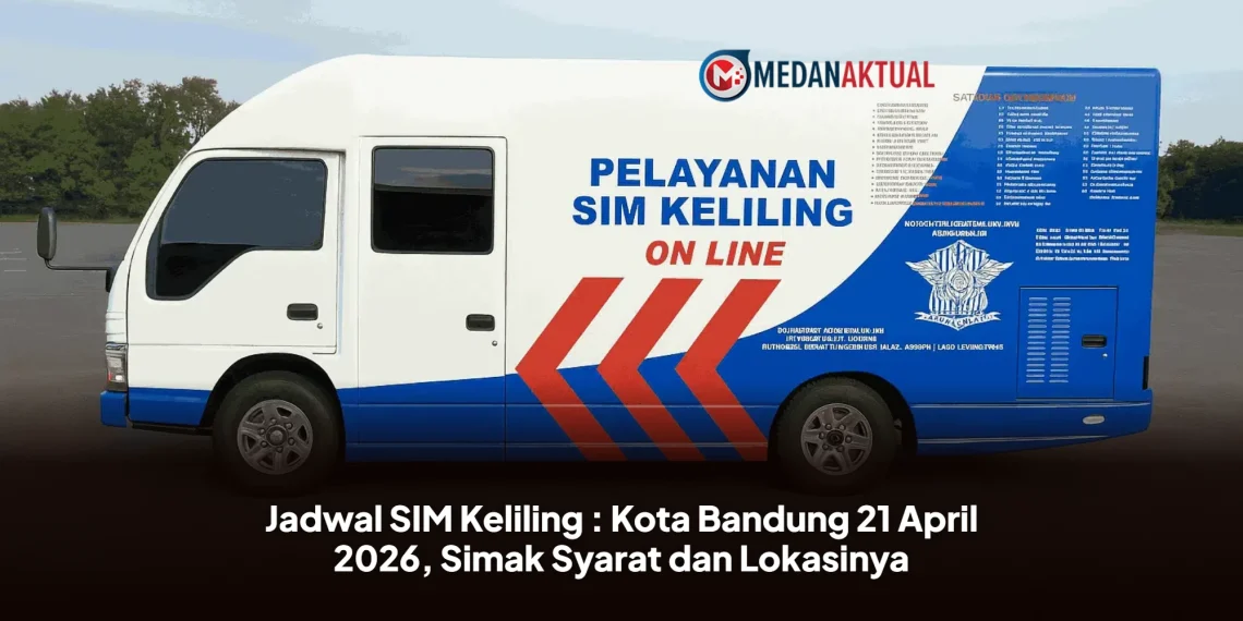 Jadwal SIM Keliling : Kota Bandung 21 April 2026, Simak Syarat dan Lokasinya