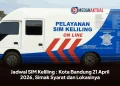 Jadwal SIM Keliling : Kota Bandung 21 April 2026, Simak Syarat dan Lokasinya