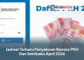Jadwal Terbaru Penyaluran Bansos PKH Dan Sembako April 2026