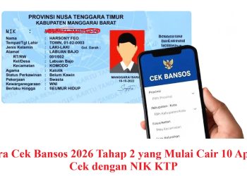 Cara Cek Bansos 2026 Tahap 2 yang Mulai Cair 10 April, Cek dengan NIK KTP