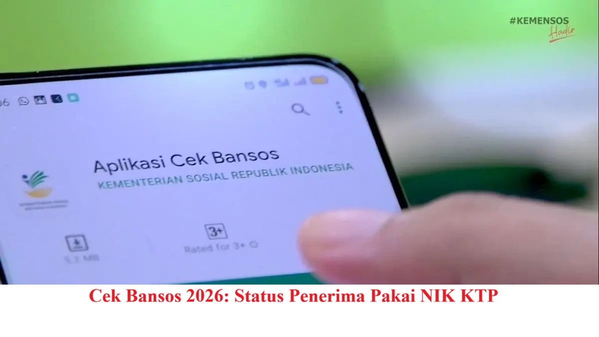 Cek Bansos 2026: Status Penerima Pakai NIK KTP
