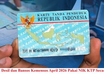Cara Cek Desil dan Bansos Kemensos April 2026 Pakai NIK KTP Secara Online