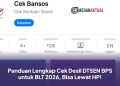 Panduan Lengkap Cek Desil DTSEN BPS untuk BLT 2026, Bisa Lewat HP!