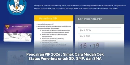 Pencairan PIP 2026 : Simak Cara Mudah Cek Status Penerima untuk SD, SMP, dan SMA