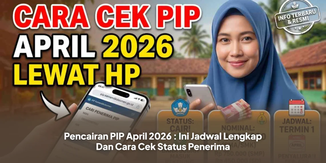 Pencairan PIP April 2026 : Ini Jadwal Lengkap Dan Cara Cek Status Penerima