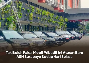 Tak Boleh Pakai Mobil Pribadi! Ini Aturan Baru ASN Surabaya Setiap Hari Selasa