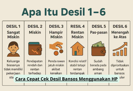 Cara Cepat Cek Desil Bansos Menggunakan HP