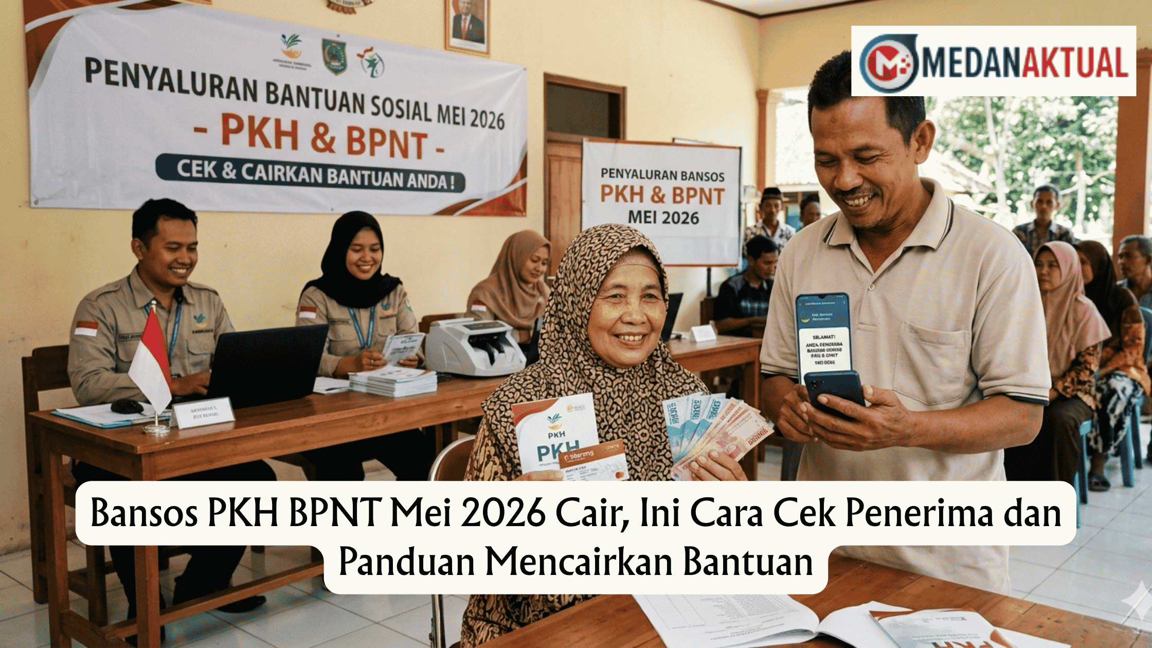 Bansos PKH BPNT Mei 2026 Cair, Ini Cara Cek Penerima dan Panduan Mencairkan Bantuan