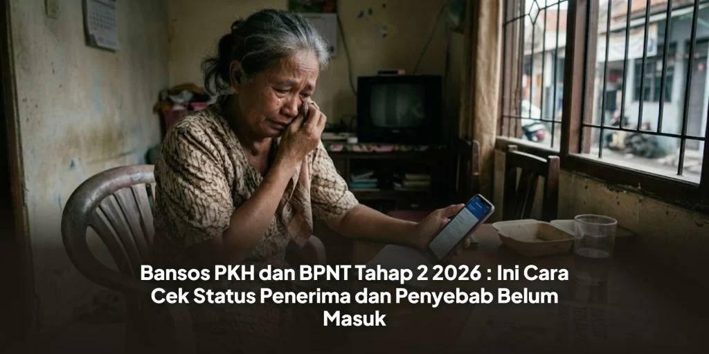 Bansos PKH dan BPNT Tahap 2 2026 : Ini Cara Cek Status Penerima dan Penyebab Belum Masuk