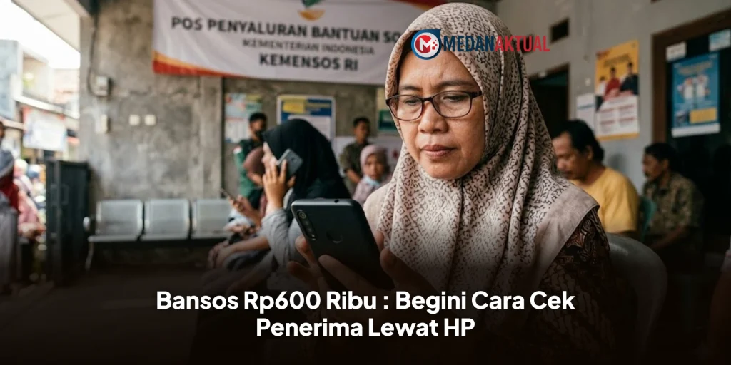Bansos Rp600 Ribu : Begini Cara Cek Penerima Lewat HP