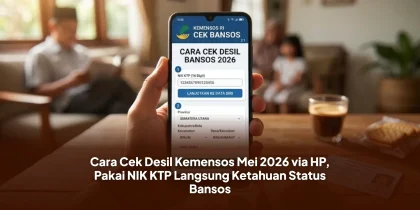 Cara Cek Desil Kemensos Mei 2026 via HP, Pakai NIK KTP Langsung Ketahuan Status Bansos